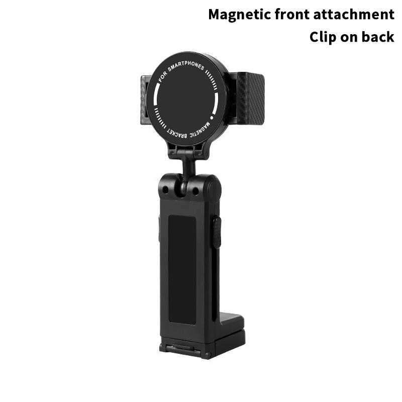 

Multifunctional Magnetic Clip-On Cell Phone Holder Adjustable Selfie Holding Airplane Phone Stand Foldable Travel Desk Support A1