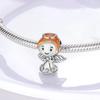 Original Charms Copper Plated Creative And Cute Angel Baby Beads Fit Bracelets For Women Jewelry Making Fine Gifts