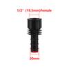 5Pcs 1/2 3/4 Female Male Thread to 16mm 20mm Hose Barb Straight Connector Garden Irrigation Water Pipe Coupling Reducing Adapter