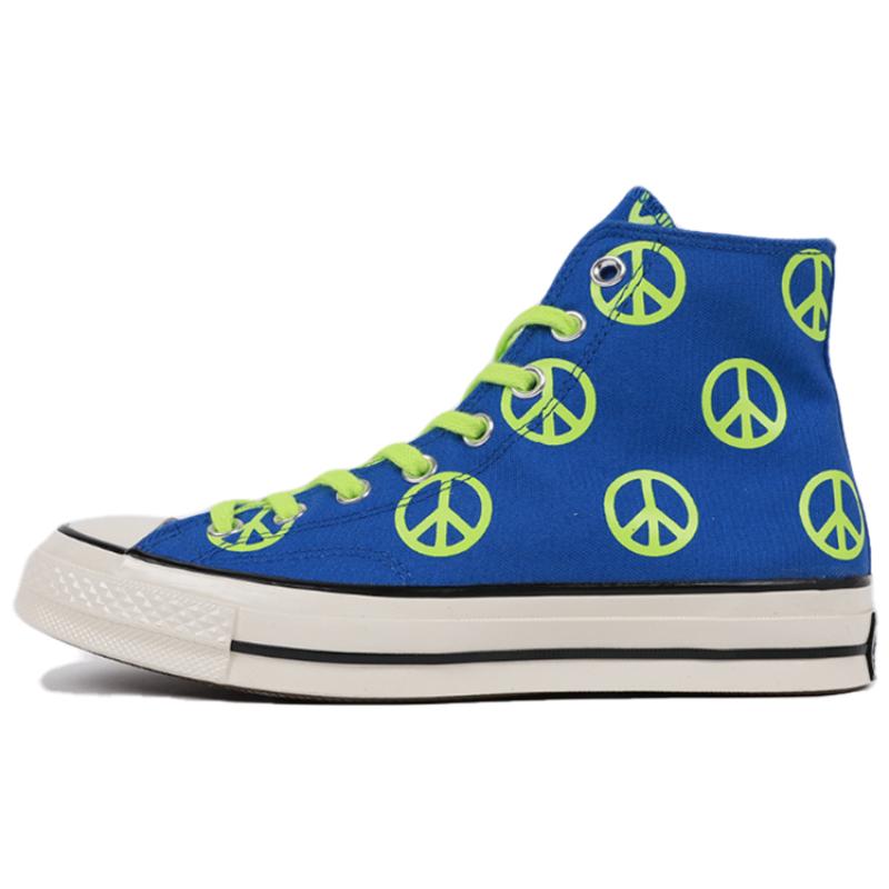 

Converse Модные удобные парусиновые кеды с высоким верхом 1970-х годов, унисекс, сине-зеленые 36