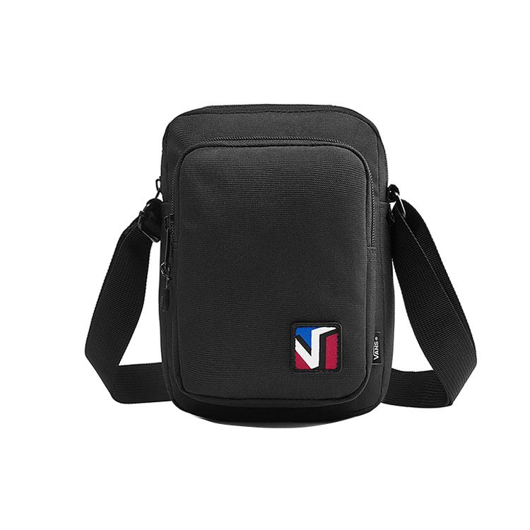 Vans Dimension Casual Zipper Canvas Shoulder Bag Unisex bags Black VN0A4UQ5BLK1 Black