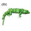 Personalized Novelty Gifts 3D Printed Articulated Gecko Figurine, Realistic Reptile Ornament with Movable Joints, Cute Posable Outdoor Garden