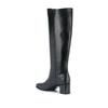 Salvatore Ferragamo Ferragamo Gancini Knee High Boots Black