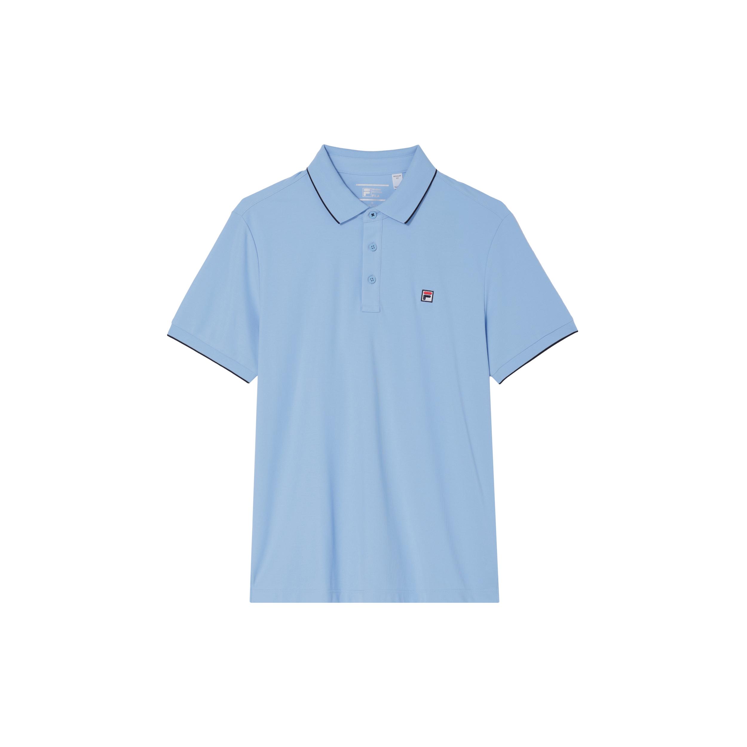 FILA Polo Shirt Men s Light Bright Blue F11M331103FLB L