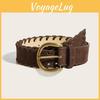 Womens Fashion Belt With Vintage Handcrafted Rope And Pin Buckle For Casual And Office Wear