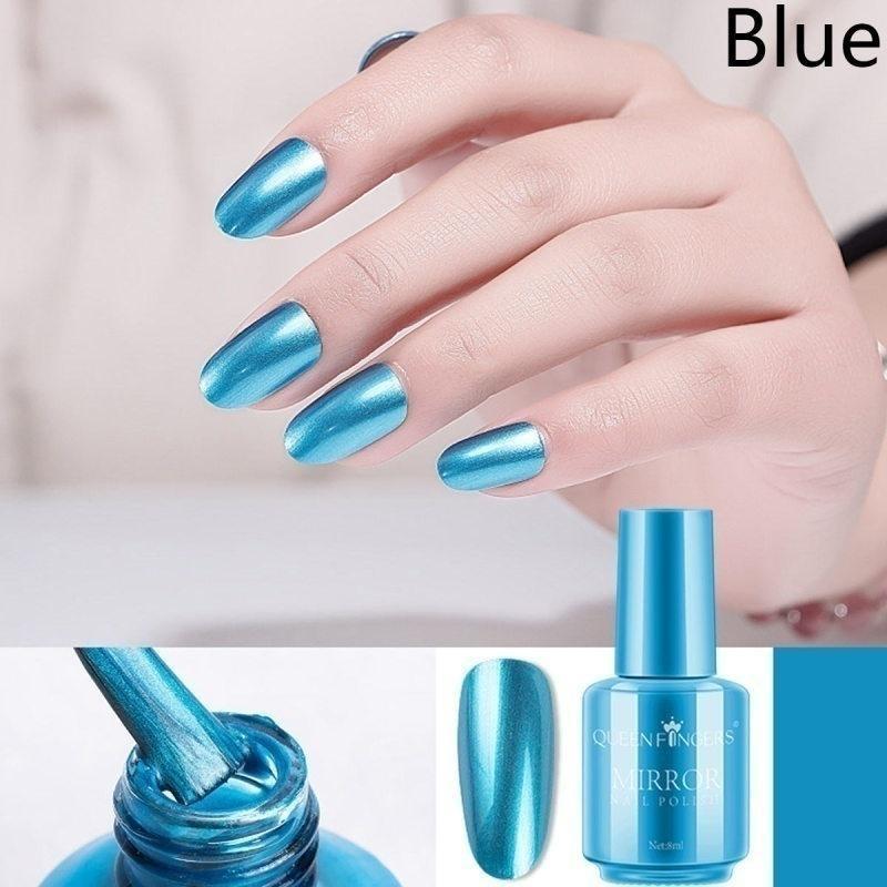 

12 цветов зеркальный эффект лак для ногтей Волшебный металлический лак для ногтей хромированный лак для дизайна ногтей DIY Декор для ногтей ZPG