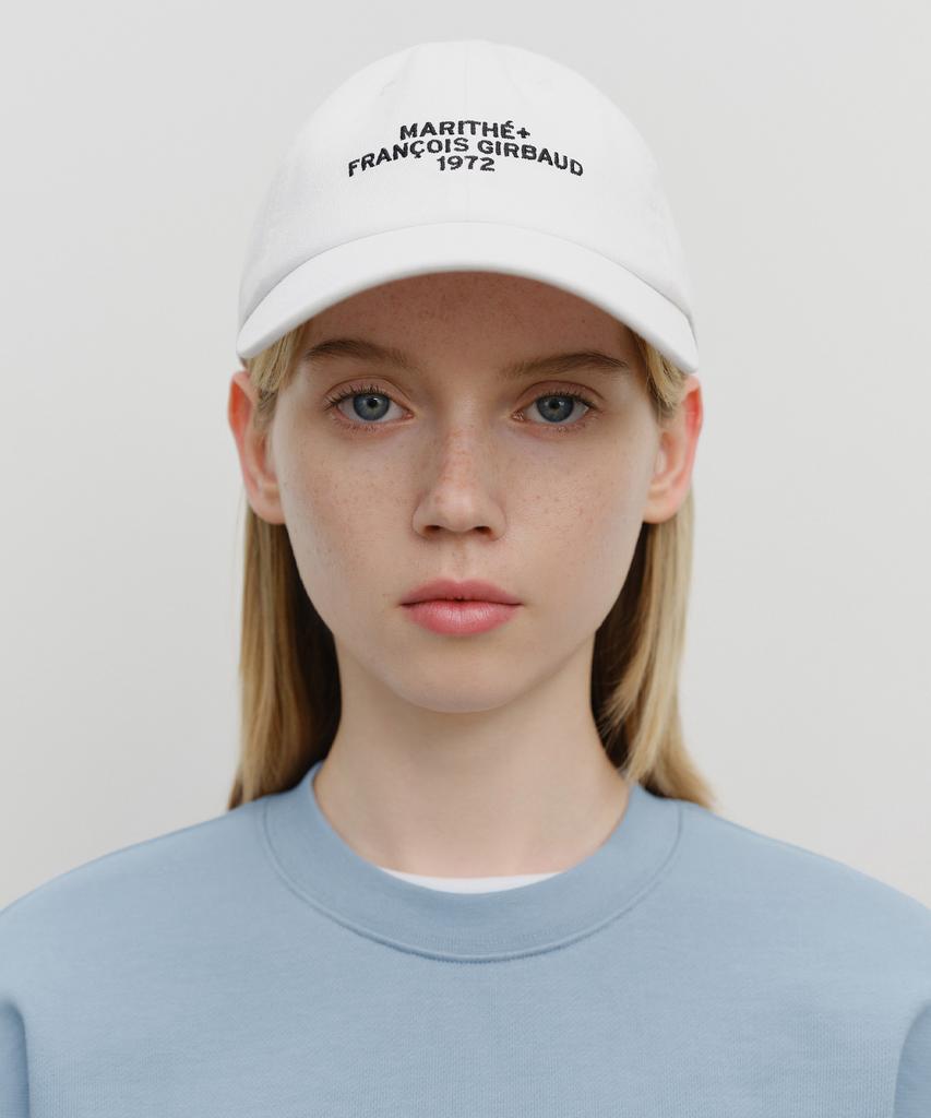 Malittepeulangsowajeobeo Lettering Logo Ball Cap White