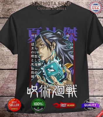 Geto Suguru Jujutsu Kaisen Kenjaku Satoru Tričko Anime Japonské Tričko JJK