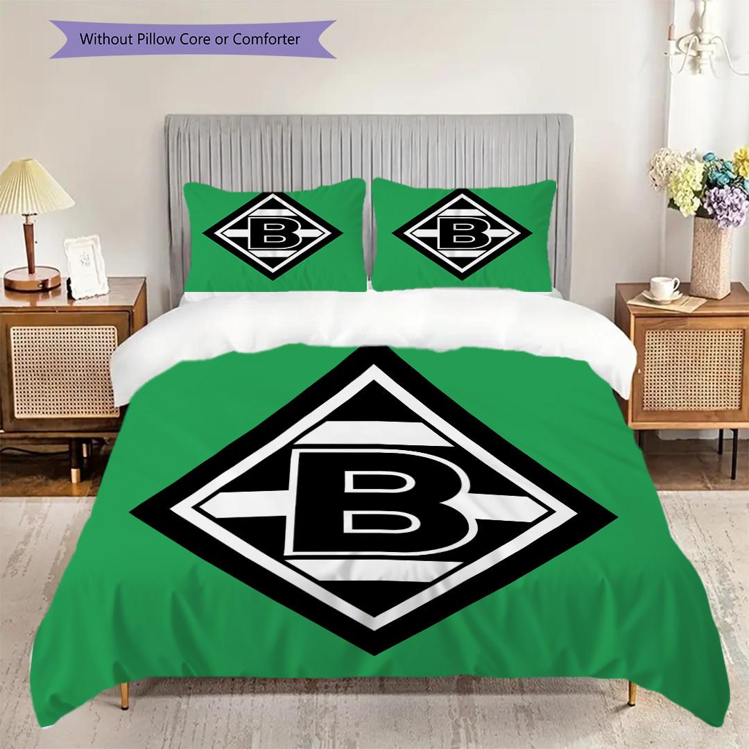 

Borussia Pattern Bedding Quilt Set Quilt Cover Pillowcase Home Decoration Birthday Gift (1 * duvet cover + 2 * pillowcase, without core) 200x200cm