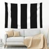 Stripes Black White Tapestry Wall Hanging, Peach Velvet Wall Tapestry No Damage Backdrop Poster Wall Art For Bedroom Living Room