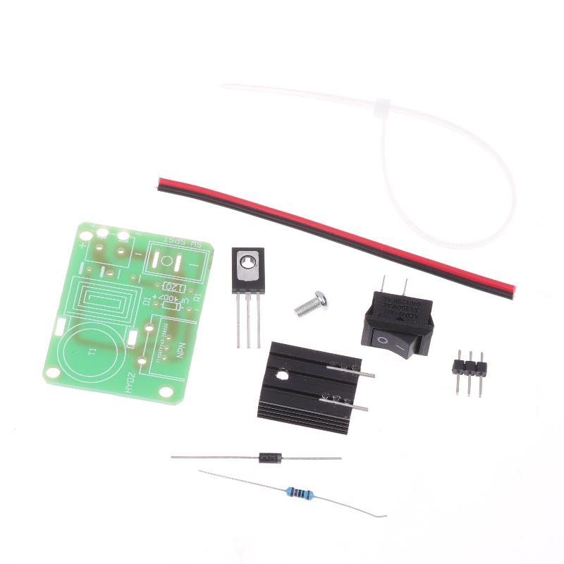 1 Set U-Kern-Transformator-Suite 15kV Hochfrequenz DC Hochspannung Lichtbogenzündung Generator Wechselrichter Boost Step-Up 18650 DIY-Kit