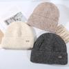 Hat Women's Warm Knitted Korean Edition Trendy Versatile Casual Look Small Thick Cross Border