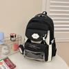 Schoolbag Dopamine Transparent Pain Bag Backpack 1011 New Large Capacity Backpack Cute Middle School Student School Bag Female