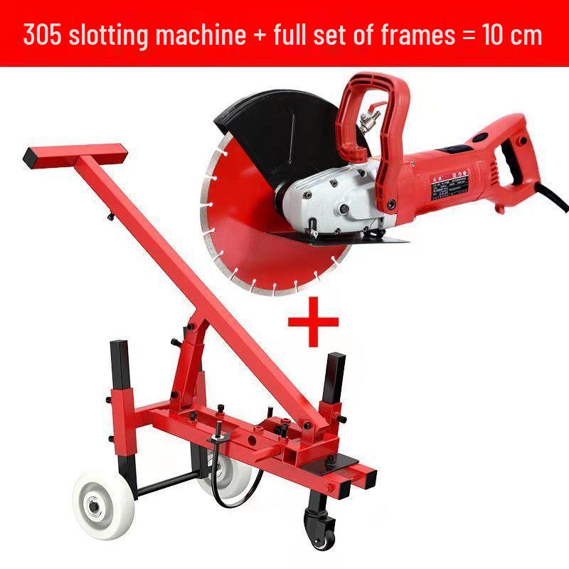 Multi-Functional Dust-Free Handheld Wall and Concrete Grooving Machine