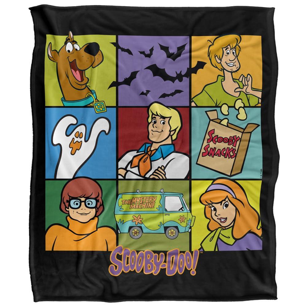 Scooby Doo Squares Supersoft Blanket