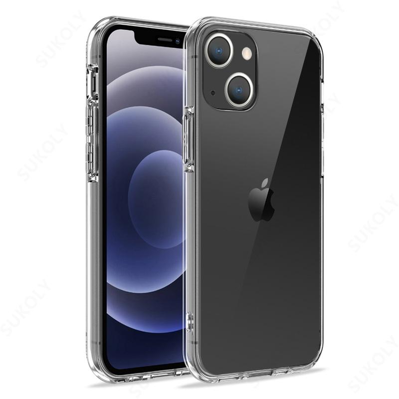 Διάφανη θήκη για iPhone 16 14 Pro 15 13 12 Pro Max 11 Pro Max SE 2 2020 X 8 7 Ultra Thin Clear Soft Case TPU