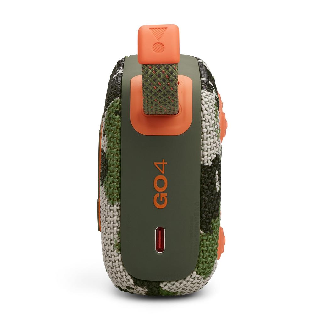 JBL GO4 Bluetooth Speaker USB-C Charging IP67 Dustproof Waterproof App Compatible Passive Radiator Portable JBLGO4SQUAD