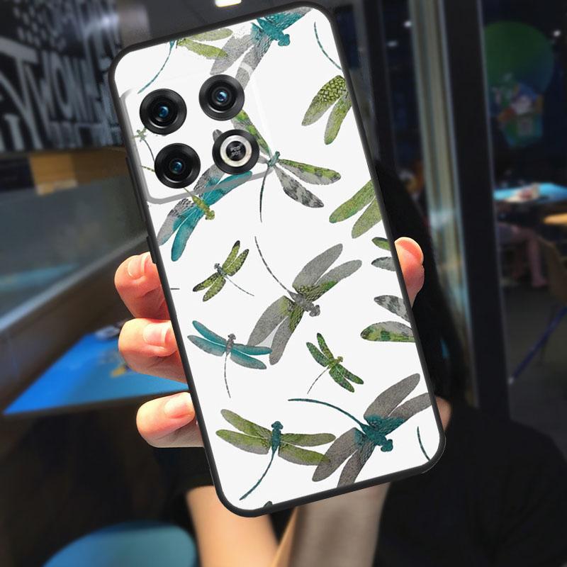Floral Colorful Dragonfly Funda For OnePlus 13R 13 12 R 11 9 10 Pro 8T 9RT 10T OnePlus Nord CE 4 2 3 Lite N20 N30 Case