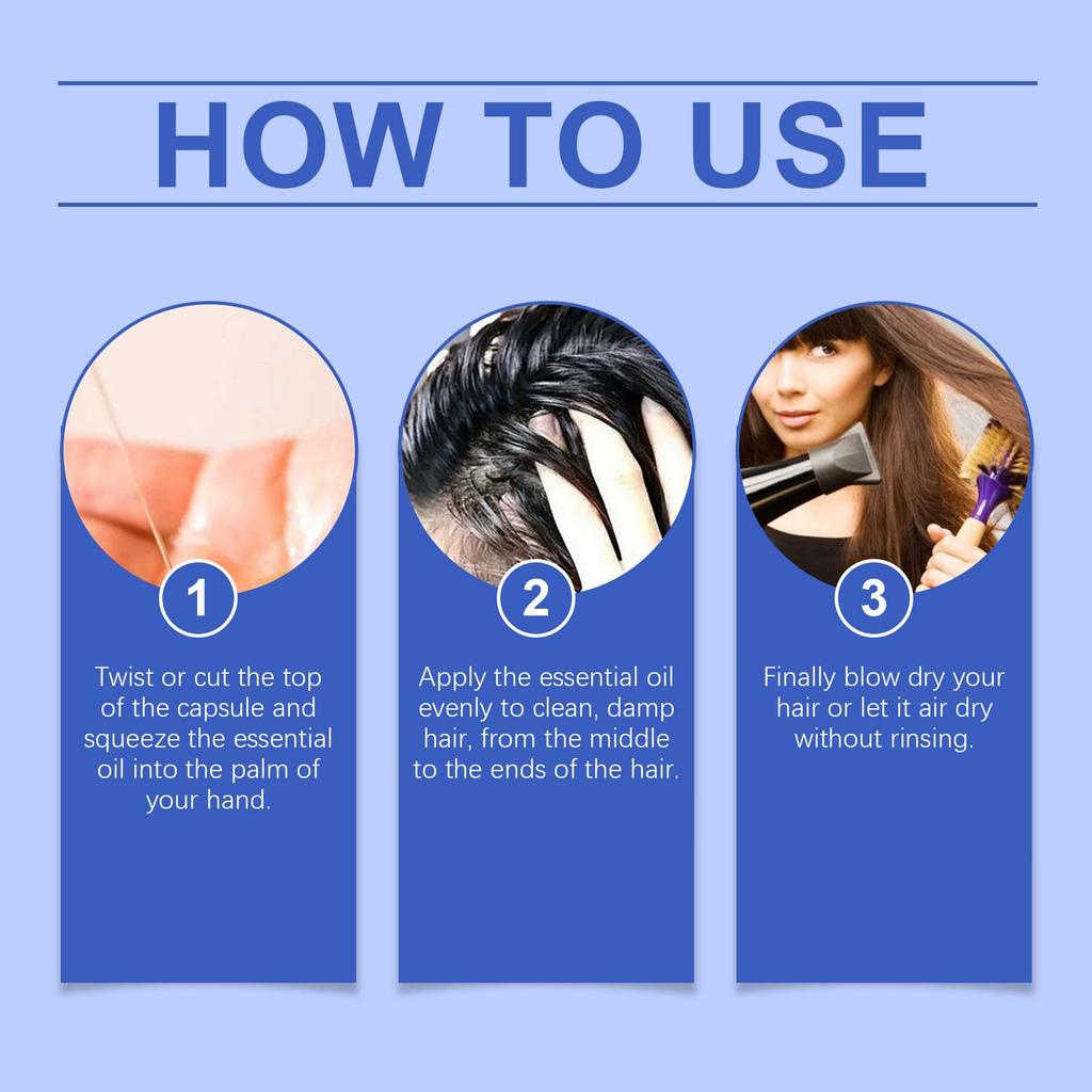 Hair Care Essenceoils Capsule Damaged Hair Bifurcation Fracture30ml