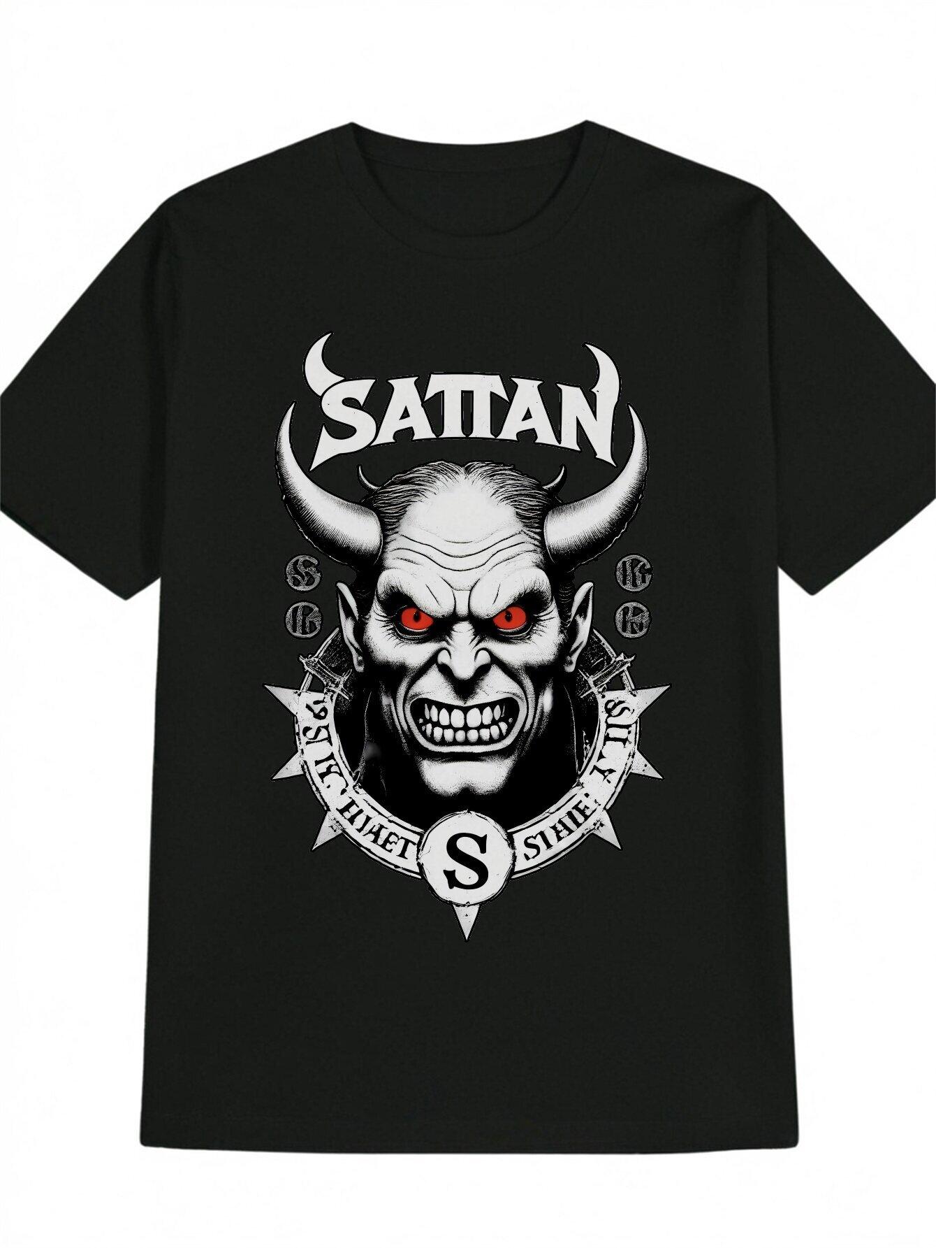 1pc Casual Crew Neck T-shirt L