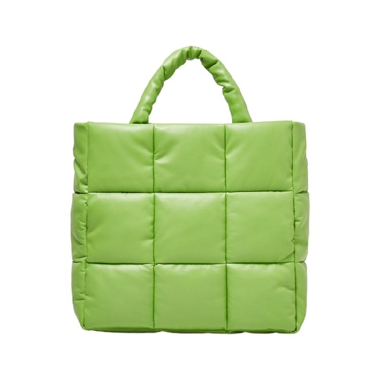 Quilted Handbag with Zip Closure Trendy and Roomy Shopper Bag for Women Girls