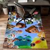 Custom Toy Story Mat Personalized Name, Polyester Washable Indoor Entryway Rug, Gift for Christmas, Easter, Thanksgiving Day