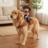 Adjustable Dog Riding Denim Clothing Novelty Cat Party Dressed Up Halloween Dog Clothes  Gift