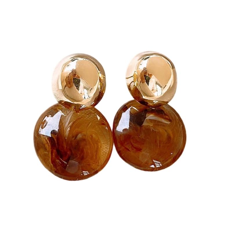 Trendy Amber Earrings Portable And Comfortable For Long Time Wearing