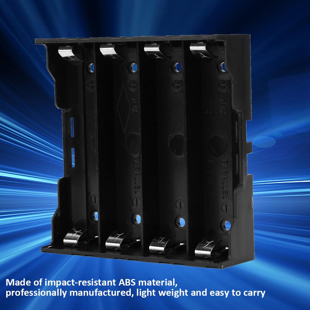 5PCS Battery Box Holder Storage Case Power System with Hard Pin for 4 X 18650 Battery
