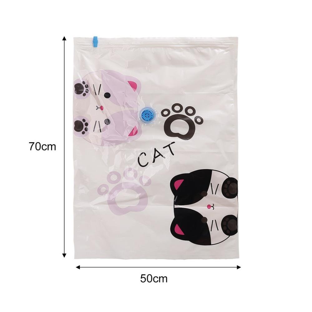 

Самозаклеювані вакуумні пакети Пилозахисний компресійний пакет для Одягу Ковдр Подорожей Переїзду 50x70cm