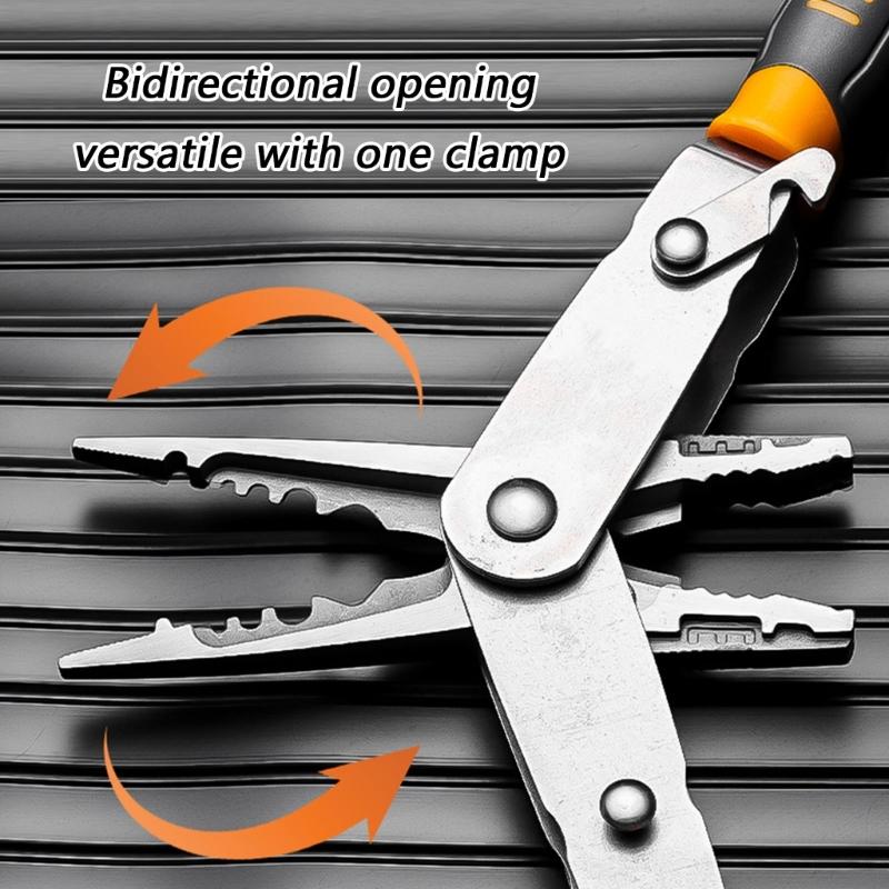 Double Head Adjustable Multi Function Quick Cut Pliers Shears With Ergonomic Grip Suitable For Professional And Home Use