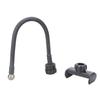 Aluminum Ball Adapter Extension Hose Multiple Position Adjustable Suitable For Mobile Phone Car Vent Suction Cup Mounts