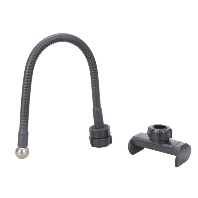 Aluminum Ball Adapter Extension Hose Multiple Position Adjustable Suitable For Mobile Phone Car Vent Suction Cup Mounts
