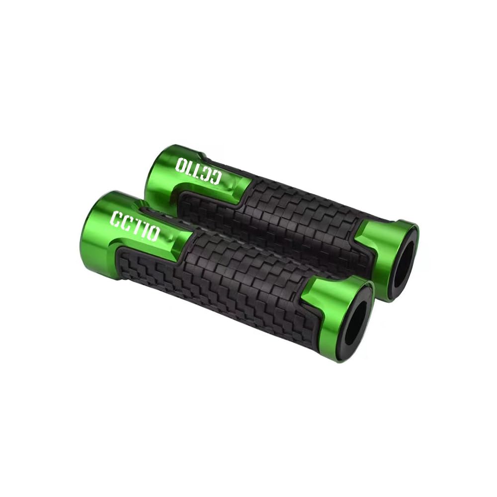 HUANGCJCJ FOR CROSS CUB CC110 7/8'' 22mm Motorcycle Handle Grip Handbar Handle Grip Motorcycle Accessories (Black)