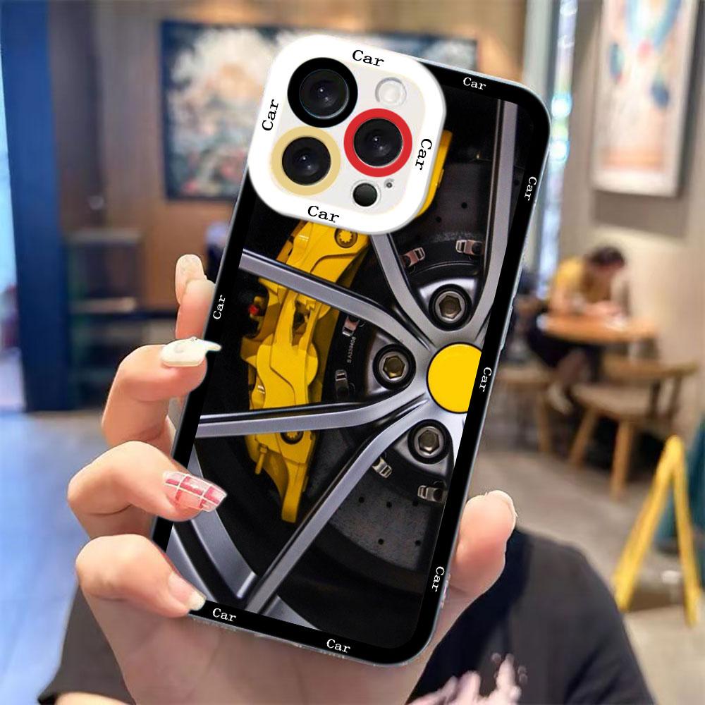 

Luxury Wheel Caliper Clear Phone Case For OPPO A6X A5 A3 A3X A5X A98 A94 A79 A78 A74 A73 A60 A58 A57 A55 A54 A53 A17 A9 Case OPPO A554G