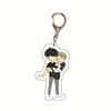 6CM Anime 19 Days Keychain Mo Guanshan Old Xian He Tian Jian Yi Manga Youth Acrylic Pendant Figure Key Chain For Children Gifts
