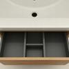 Bathroom cabinet with washbasin, tap and siphon 80x80cm, standing, Oak Craft Cassandra