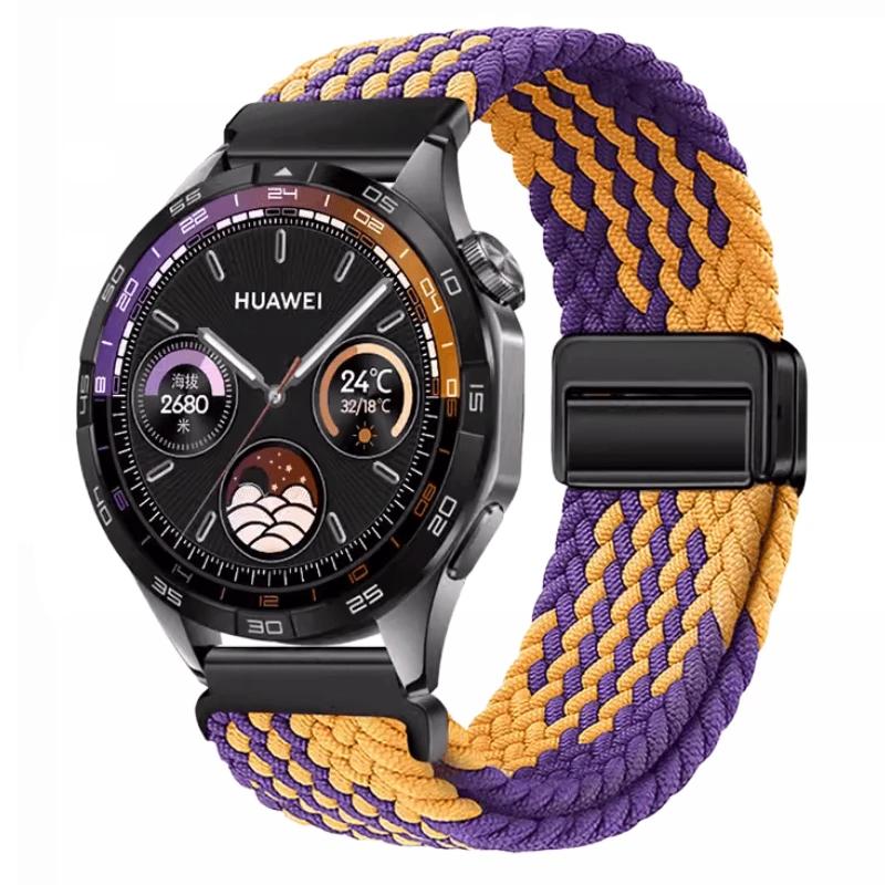 Nylon Band for Huawei Watch 5/GT5 Pro/GT5/4/3 46mm Sport Wristband for Amazfit Balance 2 1/Bip 6 5/GTR 47mm/GTS 4/Active 2 Strap