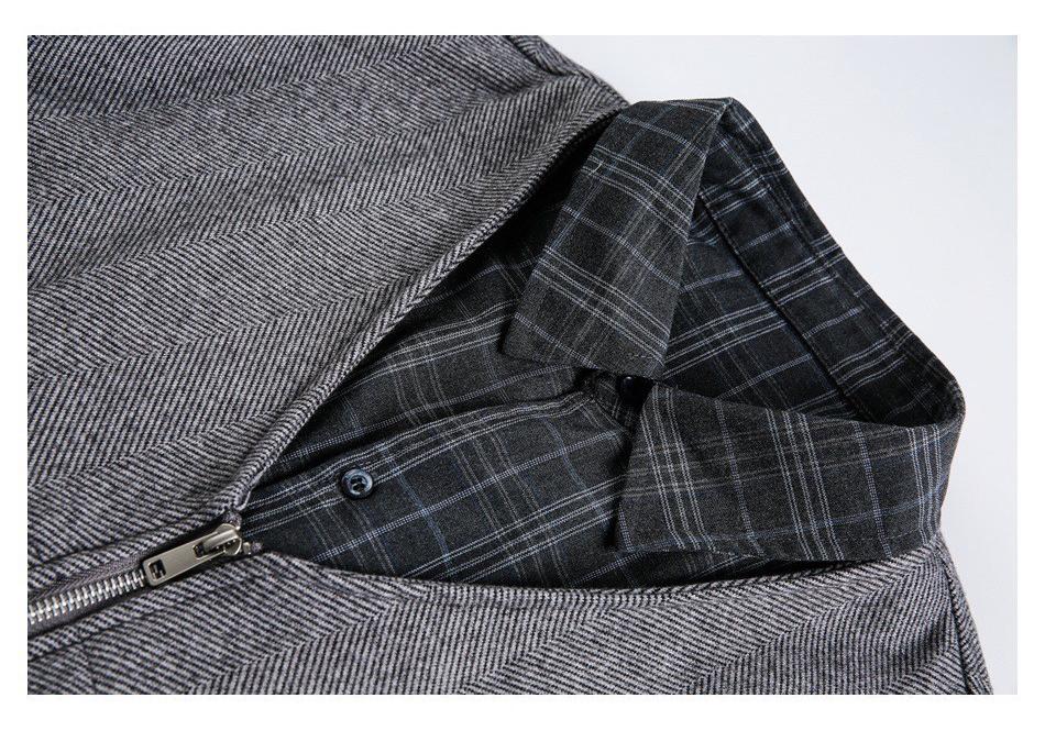Retro Plaid Patchwork Faux Two-Piece College Style Jacket for Men and Women, Loose Outerwear - STAFFPICK W291