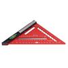 7 Inch Rafter Square with Level High Accuracy Aluminum Alloy Detachable Triangle Square Ruler for