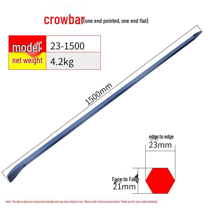 Heavy-Duty Multi-function Steel Pry Bar 1