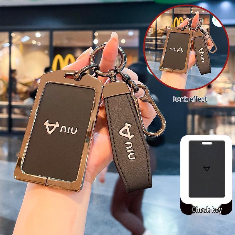 Compatible Electric Key Case for Cow Models U2UQI+ and 2024 NXT/MQiL with NFC Induction and Metal Buckle