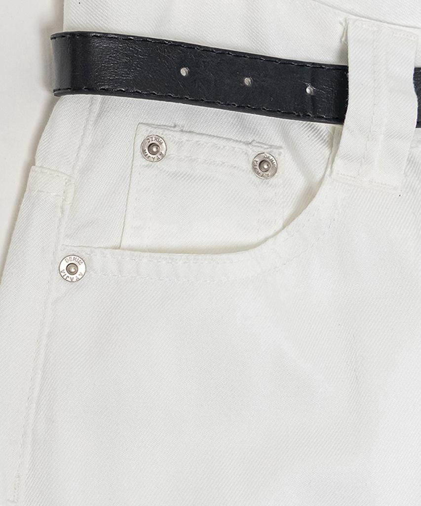 Eilubeu Chic Belt Pants Aasgpt102C
