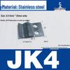 Stainless Steel Spring Clip: Metal Crimp, Wire Baffle, Pipe Holder, Conductive Manganese.
