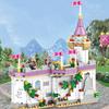 Girls Castle Building Blocks Kit Sweet Princess Style House City Model Diy Assembled Enlighten Bricks Toys Ornaments Children Gift