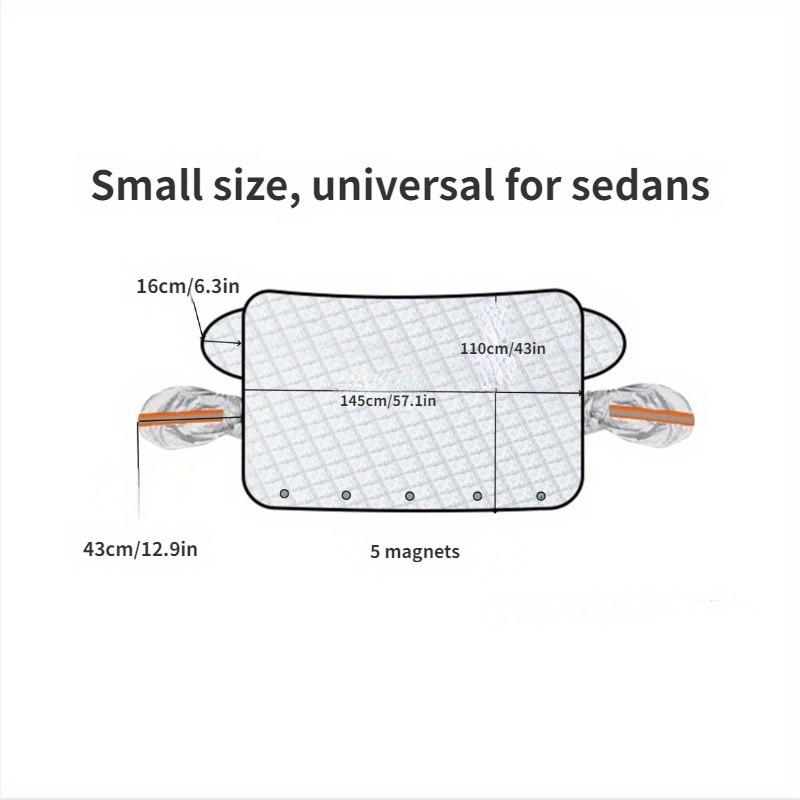 

Автомобильный снежный щиток, снежный чехол, лобовое стекло, антифриз, антизамерзание, защита от солнца, получехол, автомобильная одежда, алюминиевая пленка, хлопковое одеяло, S