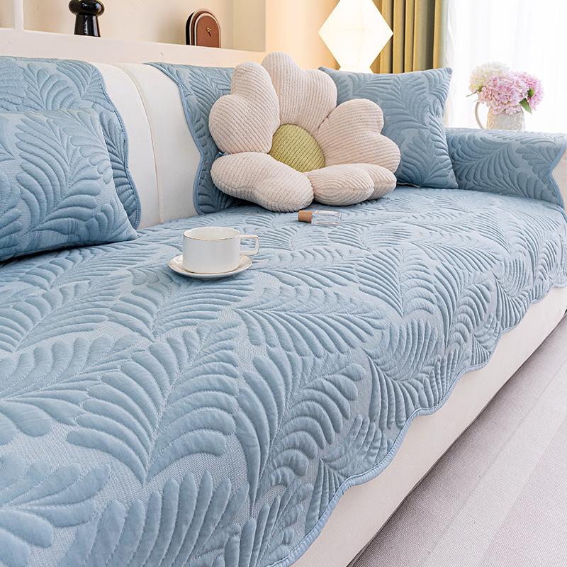 Special-shaped irregular sofa cushion 2025 new summer cool feeling light luxury high feeling fixed non-slip sofa cover cloth towel