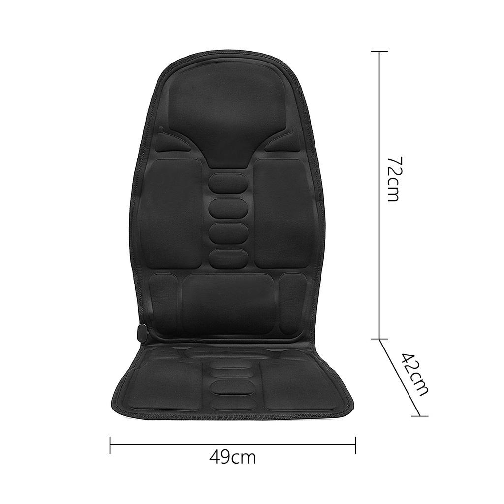 DC 12V 5 Mode Electric Vibrating Car Massage Chair Pad Portable Massager Pad Home Infrared Heating Back Vibrator Massage