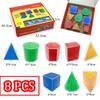 Dzieci 3D Geometryczne Klocki Matematyczne Zabawki Odłączany Kostek Powierzchnia Rozszerz Parafialne Materiały Edukacyjne Sensoryczne Zabawki Edukacyjne