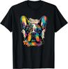 Funny French Bulldog Frenchie Hippie Mandala Sunflower Gift Unisex T-Shirt